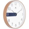 Infinity Instruments Copper Stripe Wall Clock - Blue 20288GD-4529A
